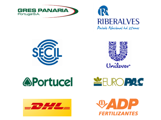 logótipos empresas parceiras 